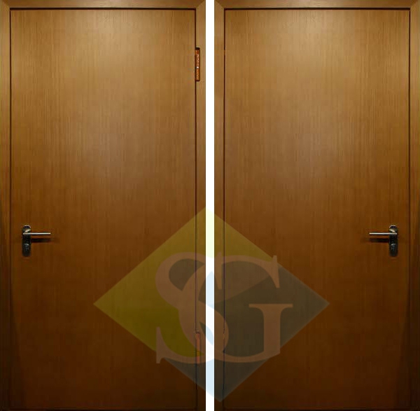 Дверь техническая МДФ шпон 10 мм 01 Дверь техническая МДФ шпон 10 мм 01